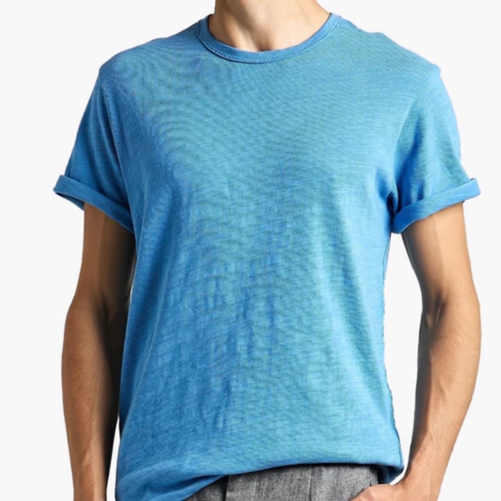 RAG & BONE Classic Flame slub cotton tee - Picture 2 of 3